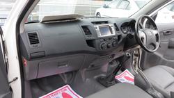 2015 Toyota Hilux Workmate TGN16R MY14 4x2 Glacier White