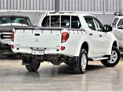 2012 Mitsubishi Triton GLX MN MY12 4X4 Dual Range White