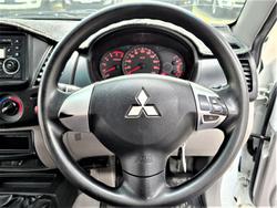 2012 Mitsubishi Triton GLX MN MY12 4X4 Dual Range White
