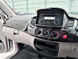 2012 Mitsubishi Triton GLX MN MY12 4X4 Dual Range White