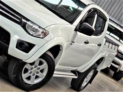 2012 Mitsubishi Triton GLX MN MY12 4X4 Dual Range White