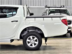 2012 Mitsubishi Triton GLX MN MY12 4X4 Dual Range White