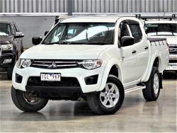 2012 Mitsubishi Triton GLX MN MY12 4X4 Dual Range White