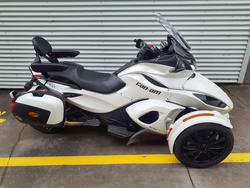 2013 Can-Am Spyder ST Limited SE5 Spyder ST White