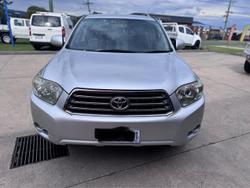 2008 Toyota Kluger KX-R GSU45R AWD Silver Pearl
