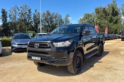 2023 Toyota Hilux Workmate GUN125R 4X4 Dual Range Eclipse Black