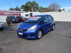 2012 Honda Jazz Vibe-S GE MY12 Azure Blue