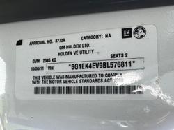 2011 Holden Ute SV6 Thunder