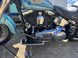 2007 HARLEY-DAVIDSON FLSTF FAT BOY Blue