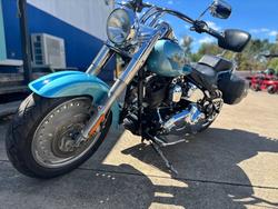2007 HARLEY-DAVIDSON FLSTF FAT BOY Blue