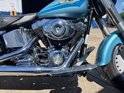 2007 HARLEY-DAVIDSON FLSTF FAT BOY Blue