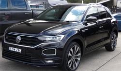 2021 Volkswagen T-Roc 140TSI Sport A11 MY22 Four Wheel Drive Deep Black Pearl