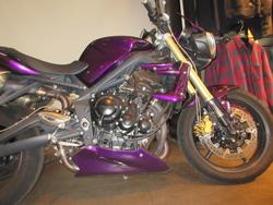 2011 Triumph Street Triple 675 Street Triple Purple