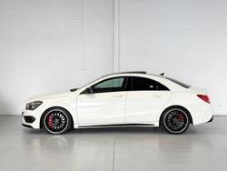 2014 Mercedes-Benz CLA-Class CLA45 AMG C117 Four Wheel Drive Cirrus White