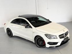 2014 Mercedes-Benz CLA-Class CLA45 AMG C117 Four Wheel Drive Cirrus White