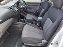 2017 Mitsubishi Triton GLX MQ MY18 4X4 Dual Range White