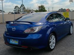 2009 Mazda 6 Luxury Sports GH Series 1 MY09 Aurora Blue
