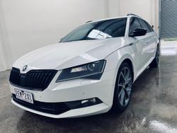 2018 SKODA Superb 206TSI SportLine NP MY19 4X4 Constant Moon White
