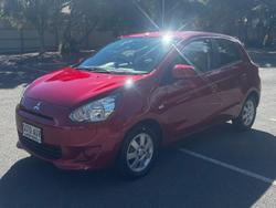 2013 Mitsubishi Mirage ES LA MY14 Red Planet