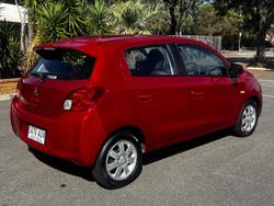 2013 Mitsubishi Mirage ES LA MY14 Red Planet