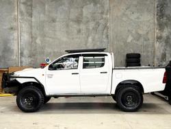2011 Toyota Hilux Workmate KUN26R MY12 4X4 Glacier White