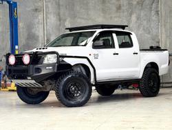 2011 Toyota Hilux Workmate KUN26R MY12 4X4 Glacier White