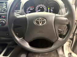 2011 Toyota Hilux Workmate KUN26R MY12 4X4 Glacier White