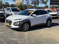 2018 HYUNDAI KONA ELITE (FWD) OS.2 MY19 White