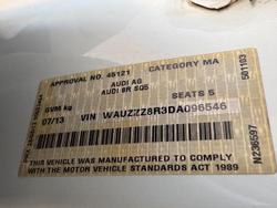 2013 Audi SQ5 TDI 8R MY13 Four Wheel Drive Glacier White