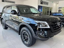 2026 Nissan Patrol Warrior Y62 MY26 4X4 Dual Range Black Obsidian