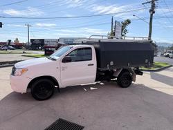 2006 Toyota Hilux SR GGN15R MY07 4x2 Glacier White