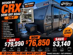 2023 Design RV Crx Semi Off Road F2, 21'