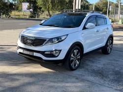 2013 KIA SPORTAGE PLATINUM (AWD) SL SERIES 2 White