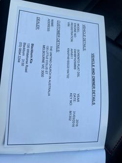 2016 Kia Sorento Platinum