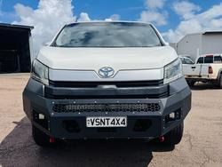 2024 Toyota Hiace 2024 HiAce Van LWB 2.8L Turbo Diesel Automatic - VSNT Offroad Suspension, Wheel Tyre Upgrade French Vanilla