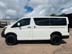 2024 Toyota Hiace 2024 HiAce Van LWB 2.8L Turbo Diesel Automatic - VSNT Offroad Suspension, Wheel Tyre Upgrade French Vanilla