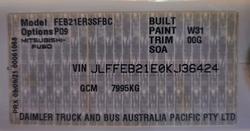 2021 Fuso Canter WHITE