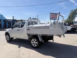 2015 Mitsubishi Triton GLX MN MY15 4X4 Dual Range White