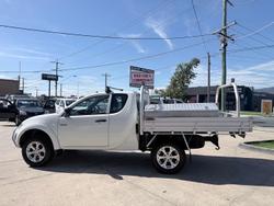 2015 Mitsubishi Triton GLX MN MY15 4X4 Dual Range White