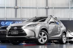 2015 Lexus NX 300h Sports Luxury AYZ15R AWD Mercury Grey