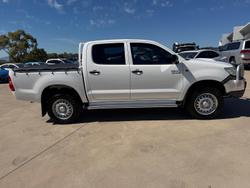 2014 Toyota Hilux SR KUN26R MY14 4X4 Dual Range Glacier White