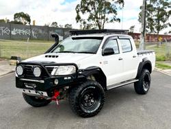 2013 Toyota Hilux SR KUN26R MY12 4X4 Glacier White