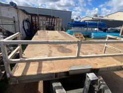 1986 Custom Tandem Axle Pig Plant Trailer