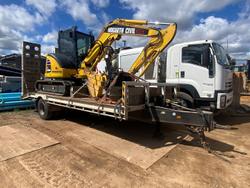 North East Engineering Single Axle PIG Trailer