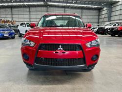 2010 Mitsubishi Outlander LS ZH MY10 4X4 On Demand Red