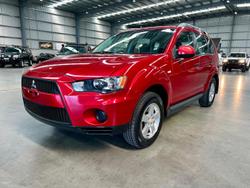 2010 Mitsubishi Outlander LS ZH MY10 4X4 On Demand Red