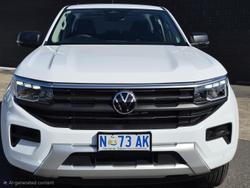 2025 Volkswagen Amarok TDI405 Core NF MY25 4X4 Dual Range Clear White