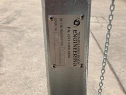 Woodlands Road Engineering 1 Tonne Bulka Bag Hopper