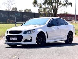2016 Holden Commodore SV6 Black VF Series II MY16 Heron White