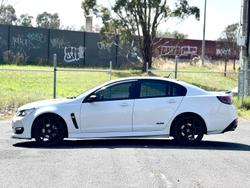 2016 Holden Commodore SV6 Black VF Series II MY16 Heron White